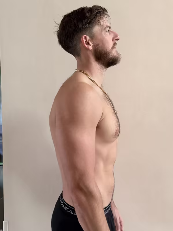 Owen from the side, week 7